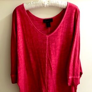 Lane Bryant v-neck cotton top